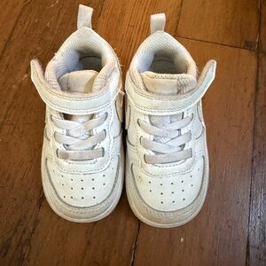 Kids White Nike Sneakers